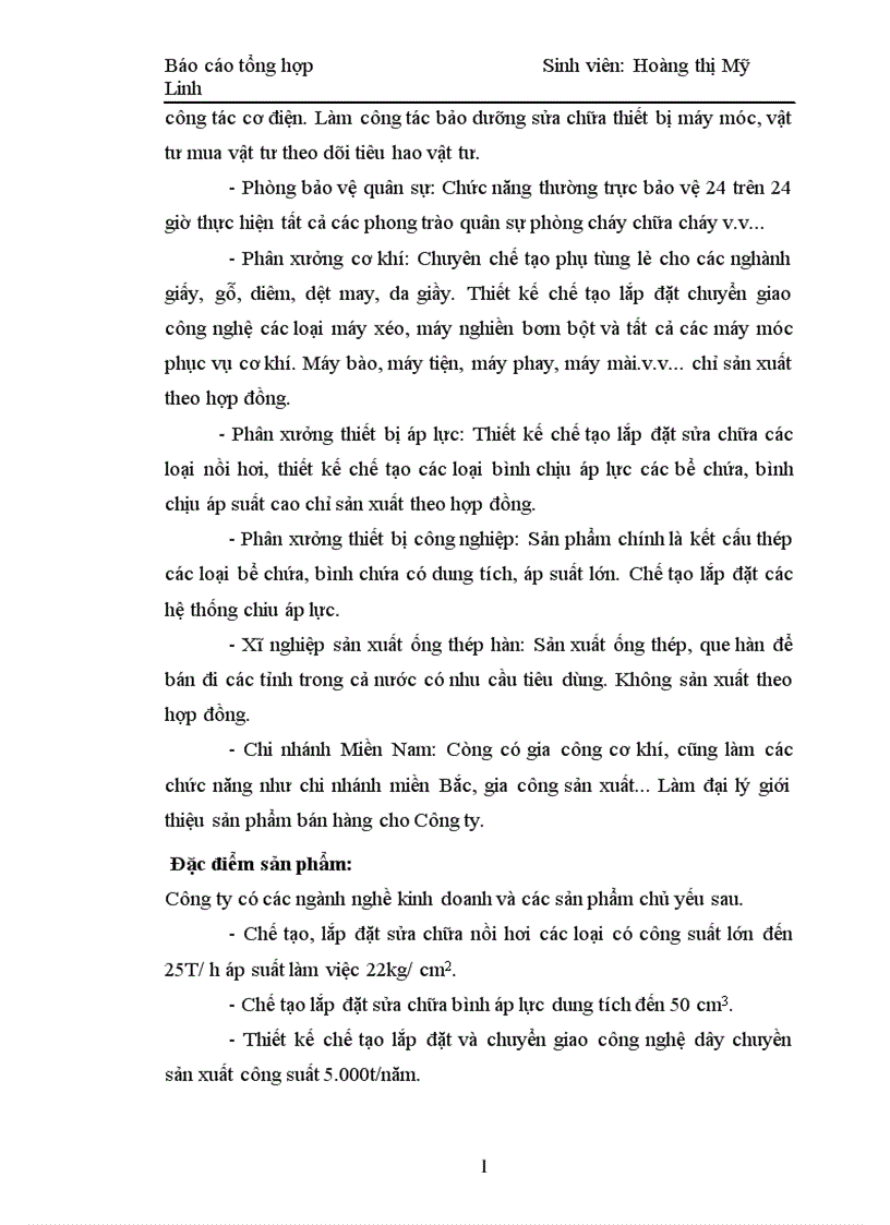 image for page Báo cáo tổng hợp tại công ty cơ khí Quang Trung 1