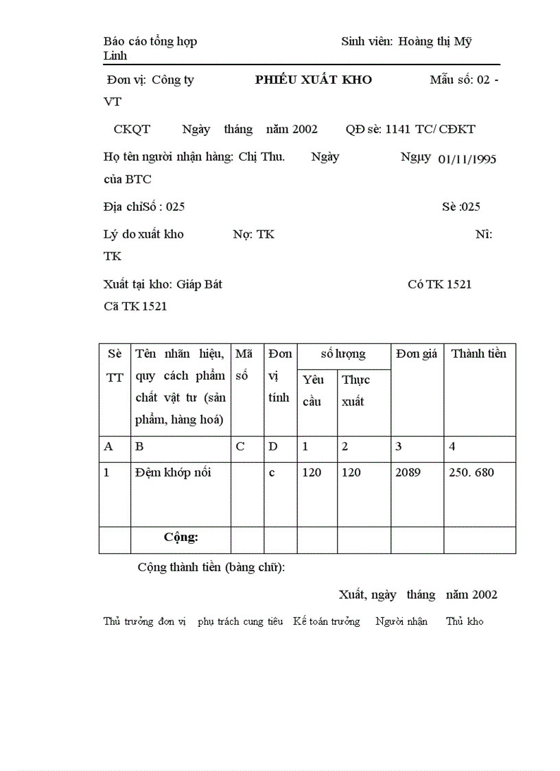 image for page Báo cáo tổng hợp tại công ty cơ khí Quang Trung 1