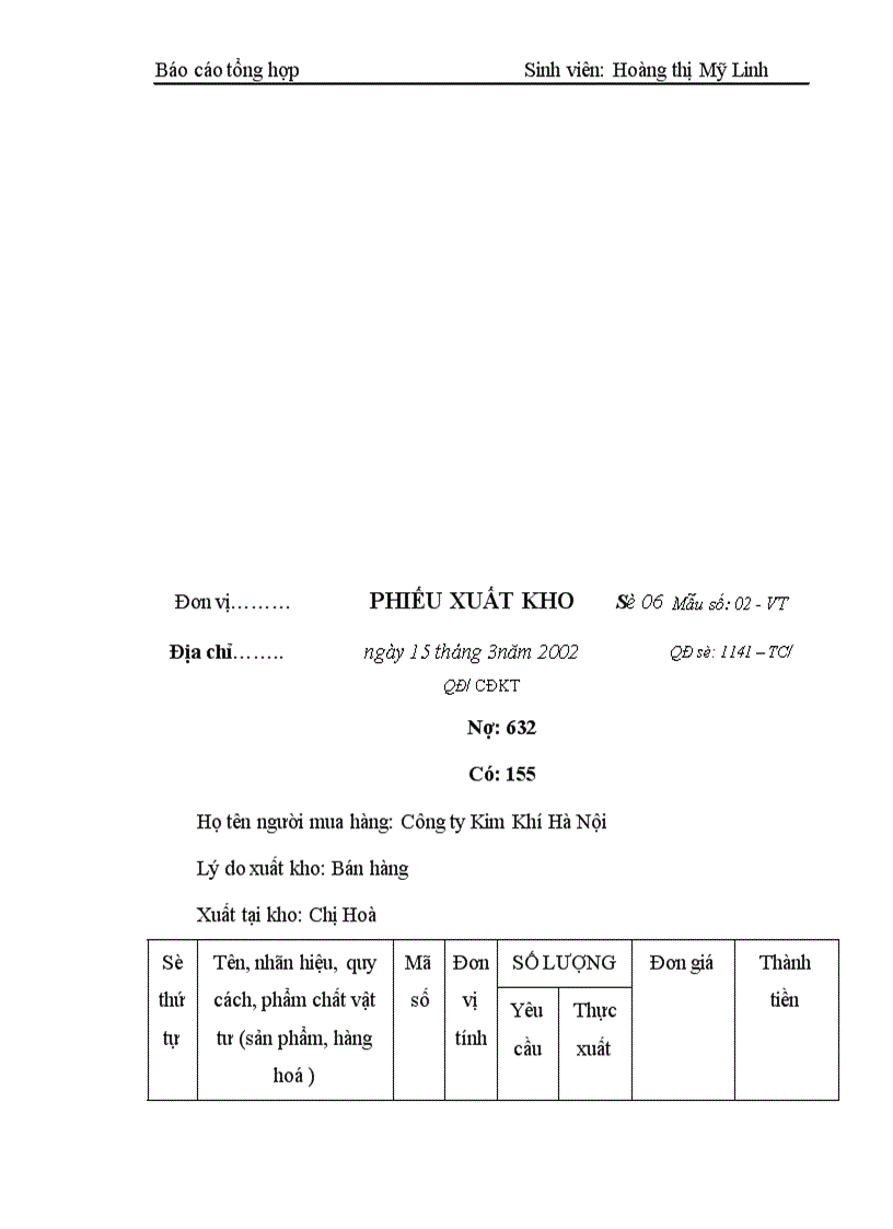 image for page Báo cáo tổng hợp tại công ty cơ khí Quang Trung 1