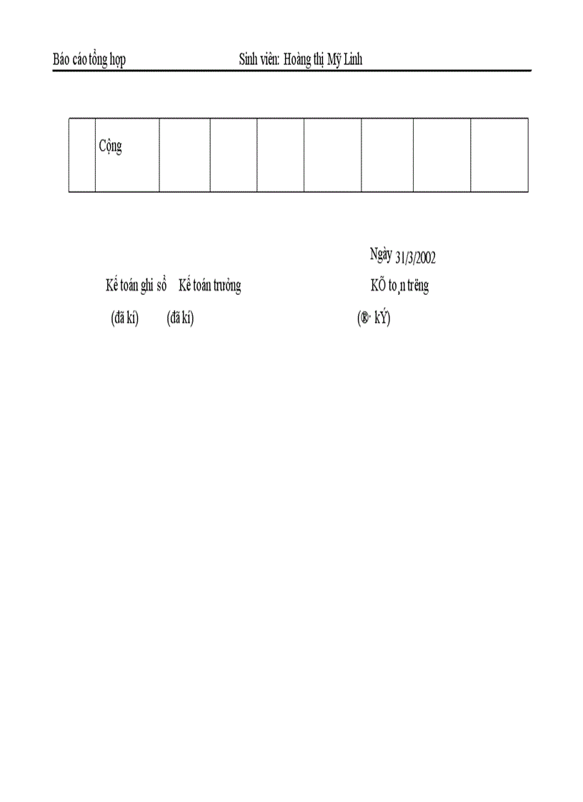 image for page Báo cáo tổng hợp tại công ty cơ khí Quang Trung 1
