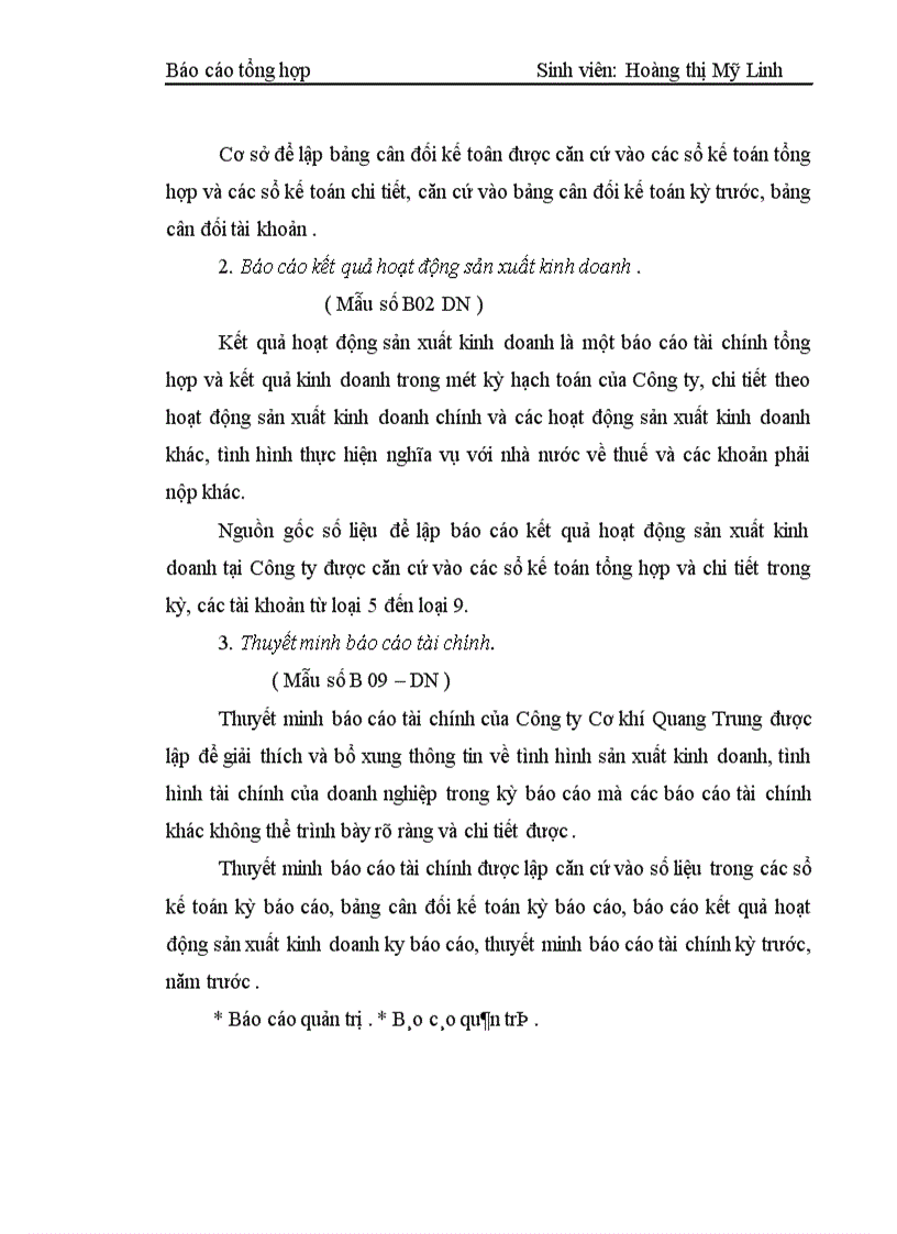 image for page Báo cáo tổng hợp tại công ty cơ khí Quang Trung 1