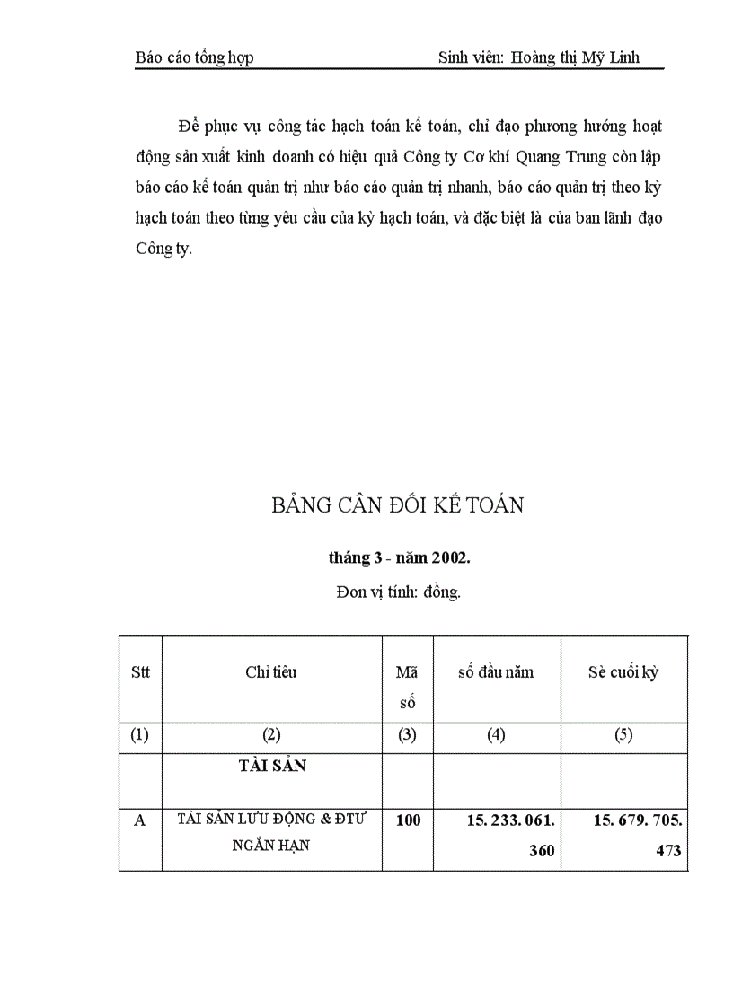 image for page Báo cáo tổng hợp tại công ty cơ khí Quang Trung 1