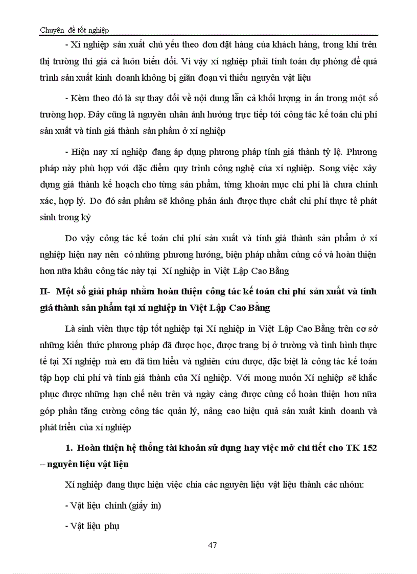 image for page Tổ chức kế toán chi phí sản xuất và tính giá thành sản phẩm 1