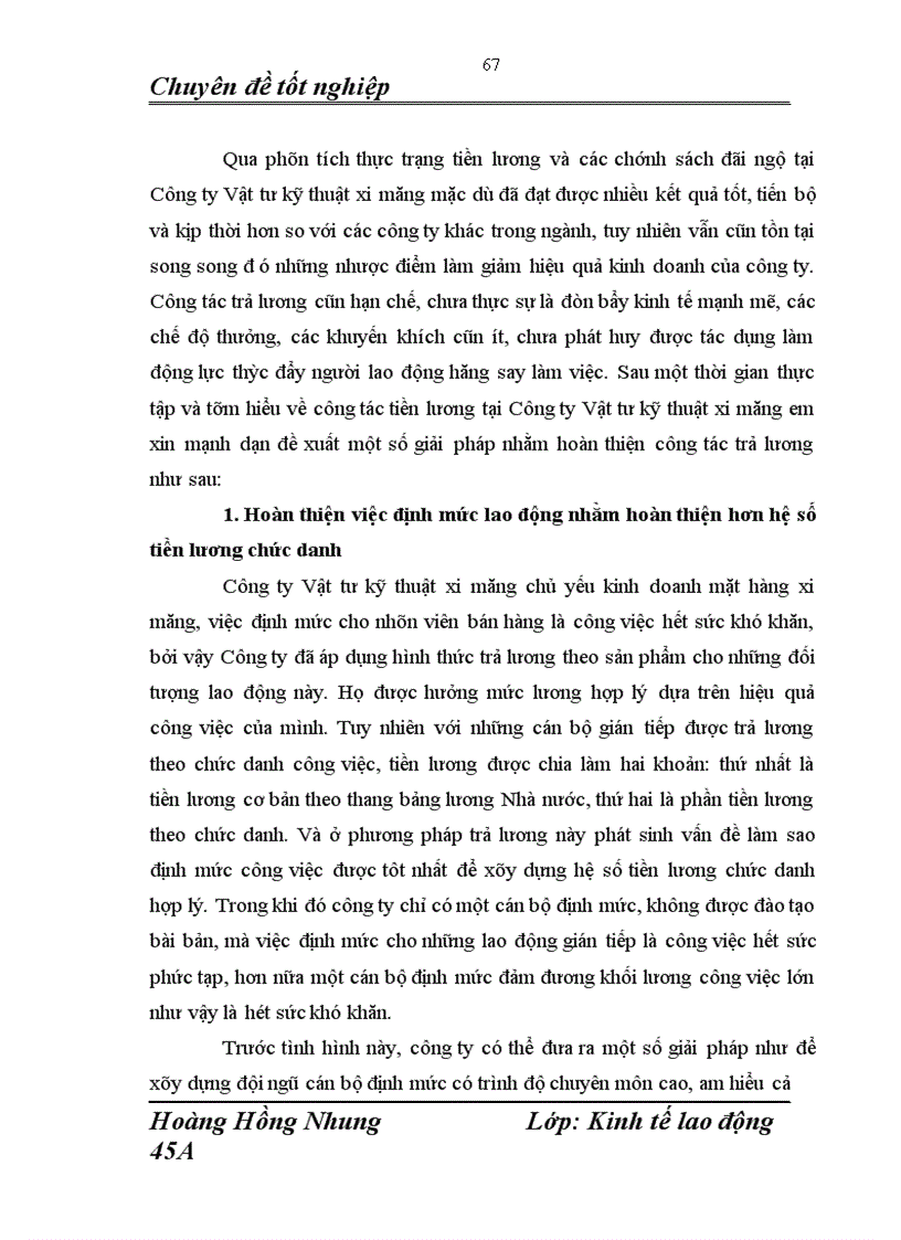 image for page Một số vấn đề về thực trạng công tác trả lương tại công ty Vật tư kỹ thuật xi măng 1
