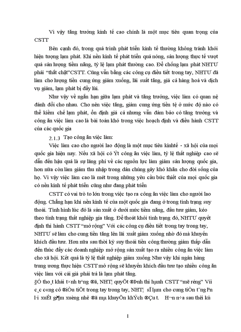 image for page Chính sách tiền tệ thực trạng và giải pháp hoàn thiện CSTT ở Việt Nam 1