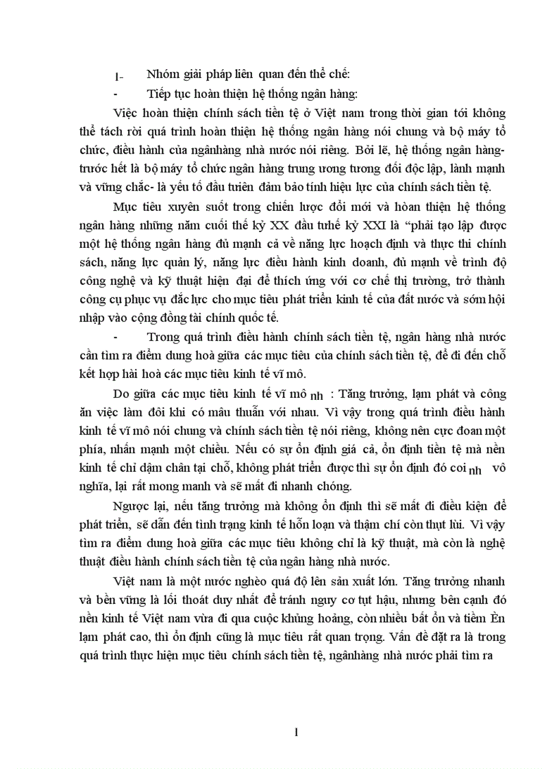 image for page Chính sách tiền tệ thực trạng và giải pháp hoàn thiện CSTT ở Việt Nam 1