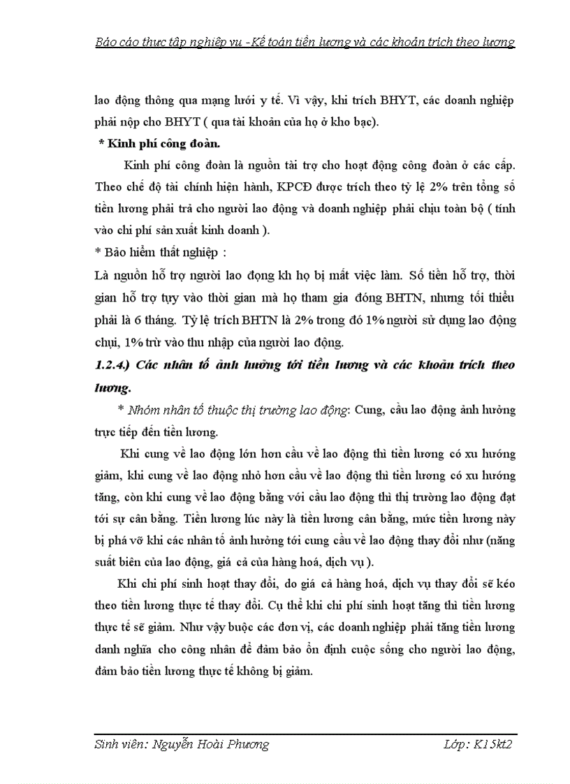 image for page Kế toán tiền lương và các khoản trích theo lương tại Công ty TNHH TM Thành Tuyết