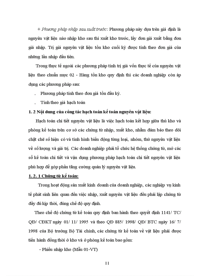 image for page Hoàn thiện công tác kế toán nguyên vật liệu ở Công ty Đồng Tháp 1