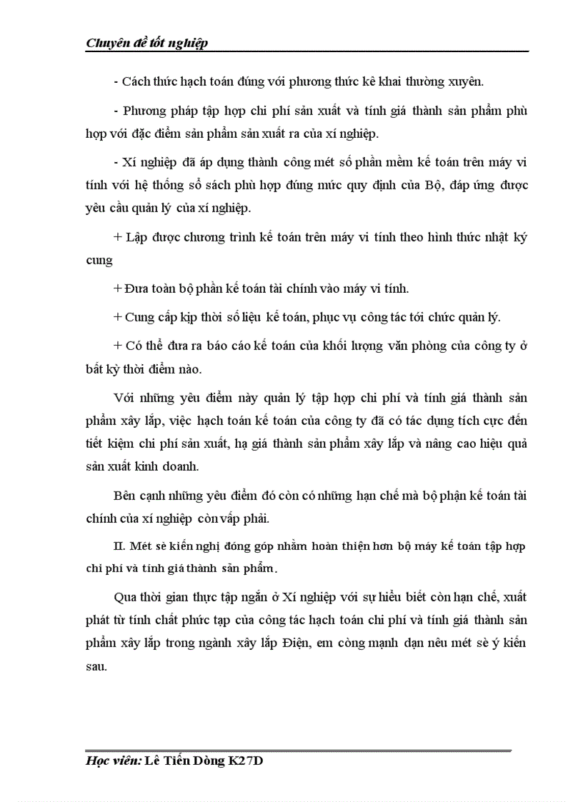 image for page Thực trạng kế toán tập hợp chi phí và tính giá thành sản phẩm của Xí nghiệp lắp máy và xây dựng điện