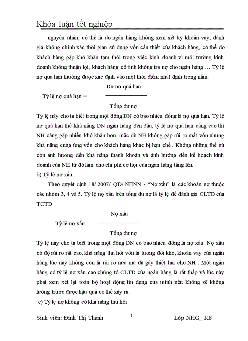 image for page Giải pháp nâng cao CLTD tại NHNo chi nhánh Nam Hà Nội