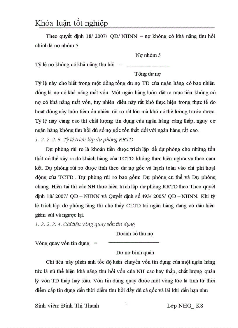image for page Giải pháp nâng cao CLTD tại NHNo chi nhánh Nam Hà Nội