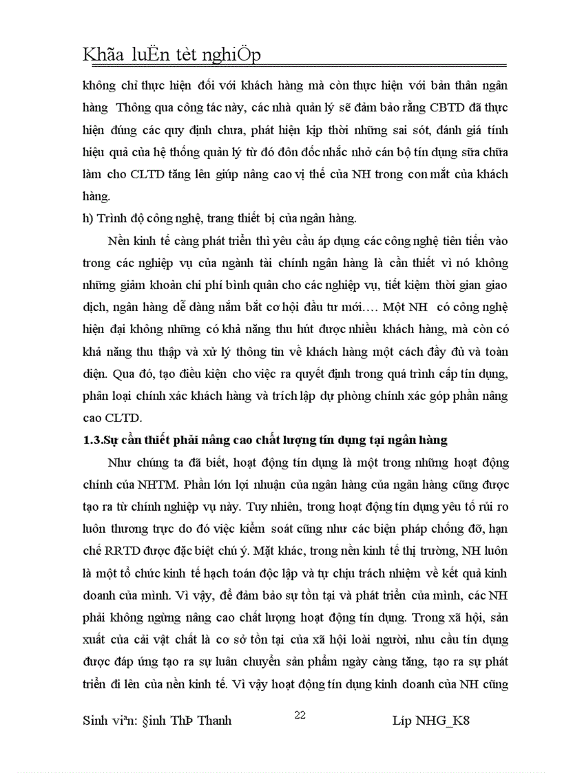 image for page Giải pháp nâng cao CLTD tại NHNo chi nhánh Nam Hà Nội