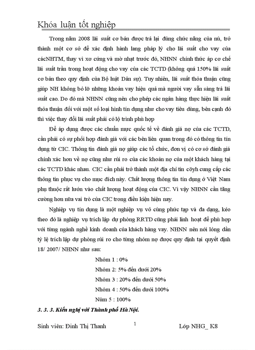 image for page Giải pháp nâng cao CLTD tại NHNo chi nhánh Nam Hà Nội