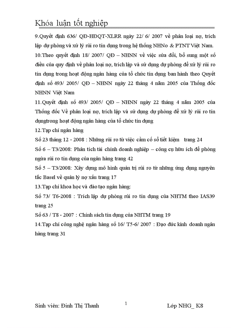 image for page Giải pháp nâng cao CLTD tại NHNo chi nhánh Nam Hà Nội