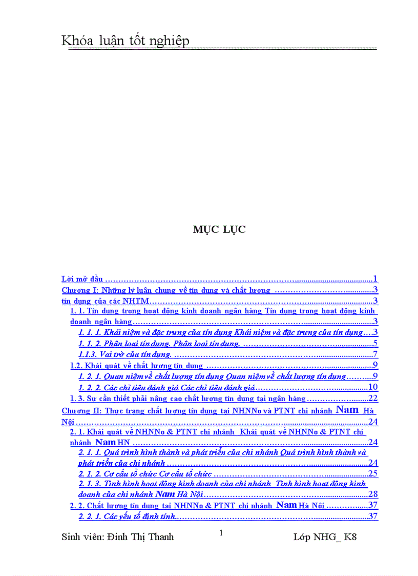 image for page Giải pháp nâng cao CLTD tại NHNo chi nhánh Nam Hà Nội