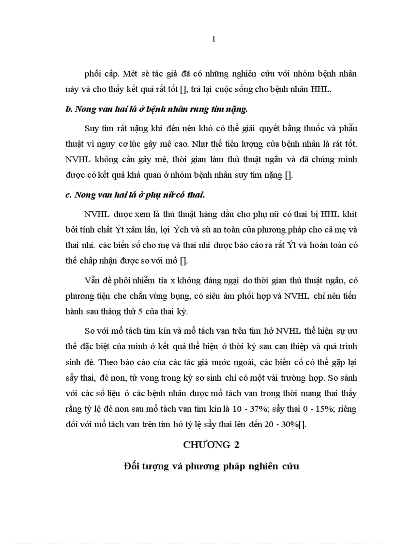 image for page Đánh giá kết quả sớm của kỹ thuật NVHL bằng bóng Inowe trong điều trị bệnh hẹp van hai lá khít ở bệnh nhân có tổn thương van nặng
