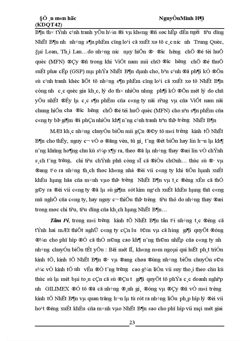 image for page Bài học kinh nghiệm và gợi ý đối với GILIMEX khi thâm nhập vào thị trường Nhật Bản