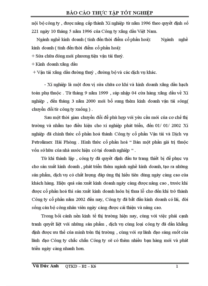 image for page Một số biện pháp giảm chi phí vận tải thuỷ tại công ty cổ phần vận tải và dịch vụ Petrolimex Hải Phòng 1