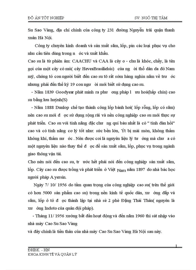 image for page Phân tích tình hình cung ứng dự trữ và sử dụng vật tư và một số biện pháp nâng cao tình hình cung ứng dự trữ và sử dụng vật tư tại Công ty cao su sao vàng 1