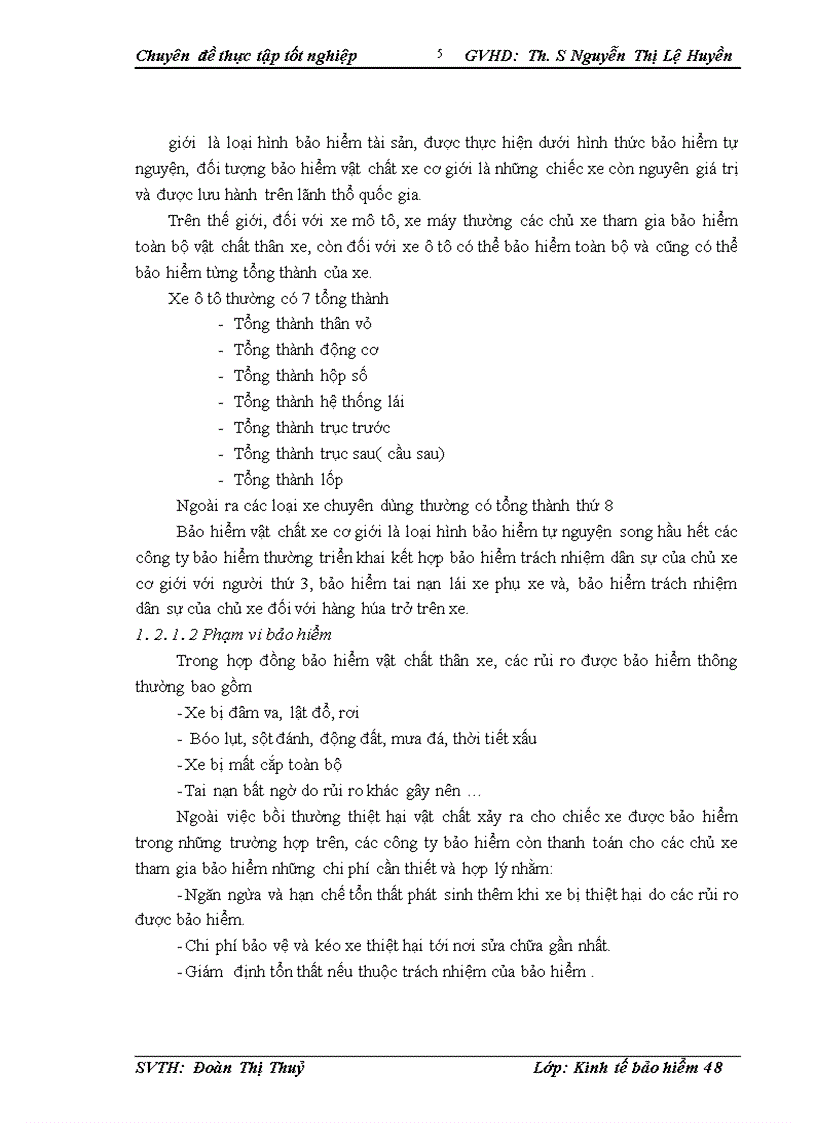 image for page Thực trạng triển khai bảo hiểm vật chất xe tại công ty Bảo hiểm Đầu tư và Phát triển Việt Nam giai đoạn 2006 2009 1