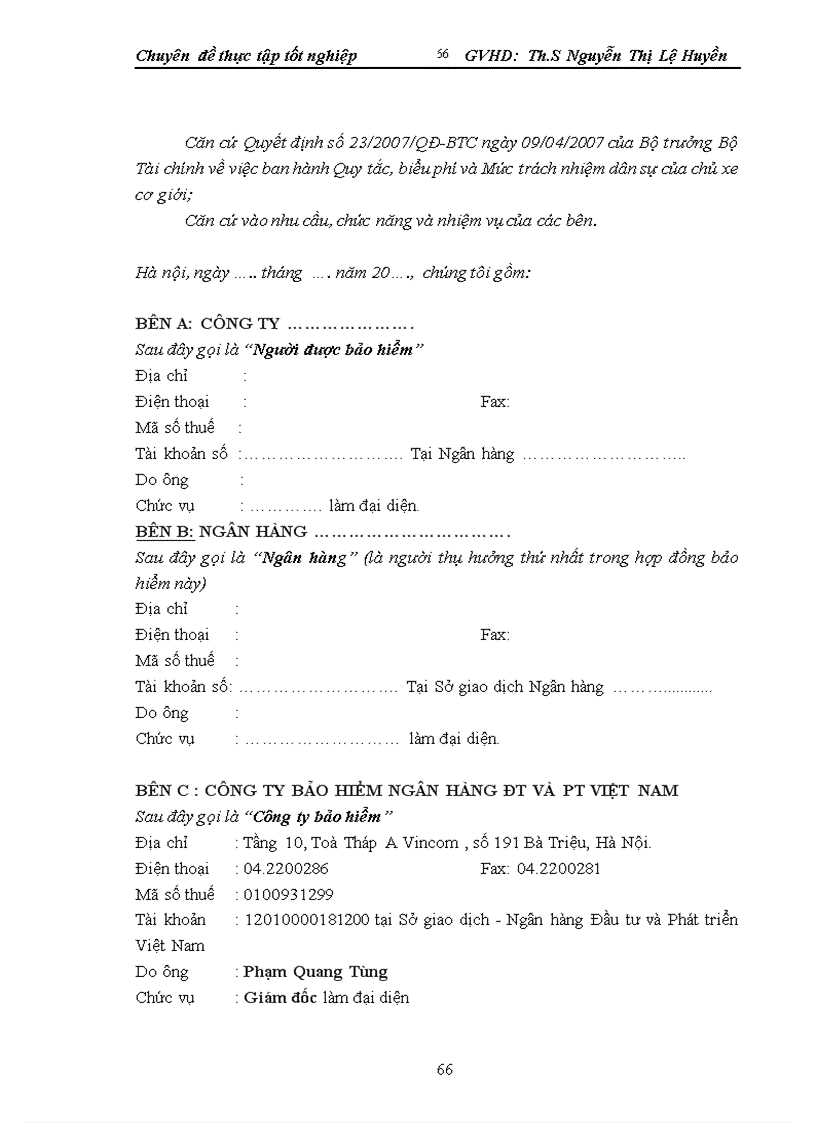 image for page Thực trạng triển khai bảo hiểm vật chất xe tại công ty Bảo hiểm Đầu tư và Phát triển Việt Nam giai đoạn 2006 2009 1
