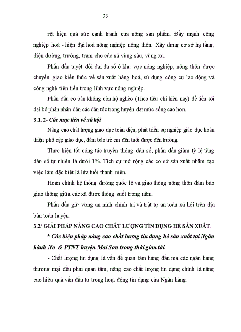 image for page Giải pháp nâng cao chất lượng tín dụng hộ sản xuất tại Ngân hàng Nông Nghiệp và Phát Triển Nông Thôn huyện Mai Sơn Tỉnh Sơn La 1