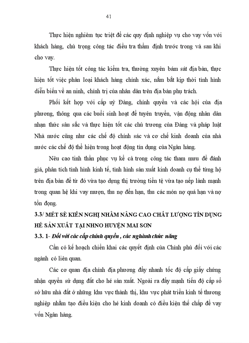 image for page Giải pháp nâng cao chất lượng tín dụng hộ sản xuất tại Ngân hàng Nông Nghiệp và Phát Triển Nông Thôn huyện Mai Sơn Tỉnh Sơn La 1