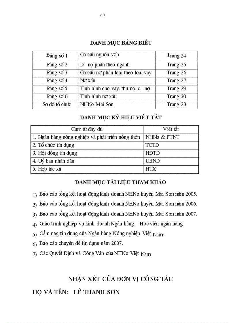 image for page Giải pháp nâng cao chất lượng tín dụng hộ sản xuất tại Ngân hàng Nông Nghiệp và Phát Triển Nông Thôn huyện Mai Sơn Tỉnh Sơn La 1
