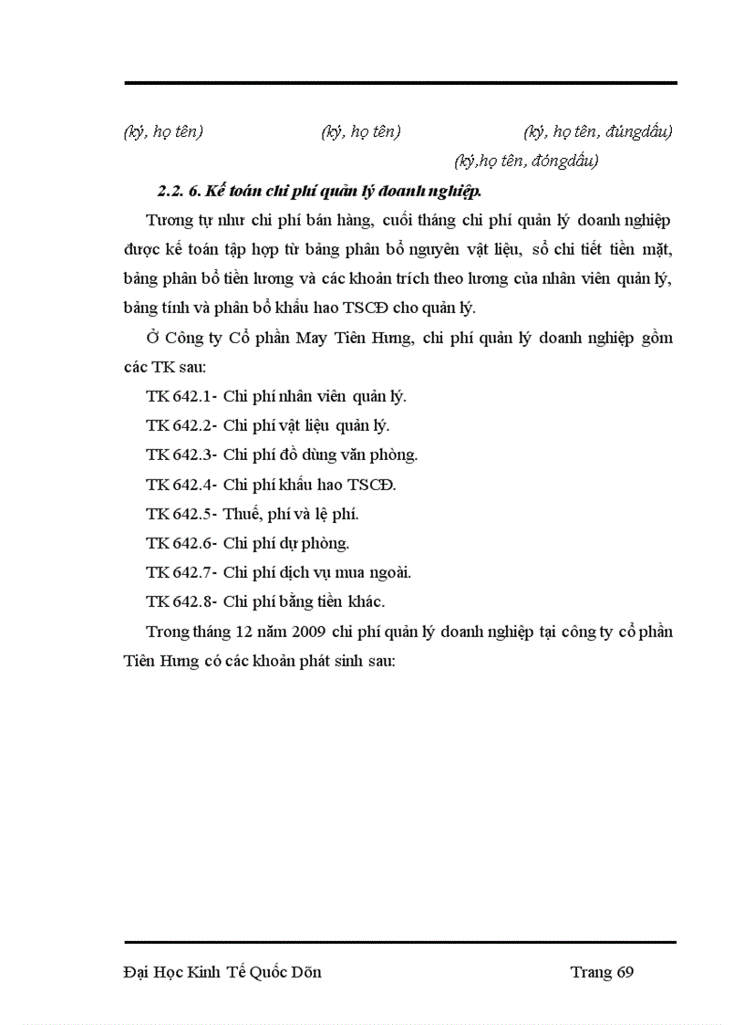 image for page Kế toán thành phẩm và tiêu thụ thành phẩm tại Công ty cổ phần Tiên Hưng 1