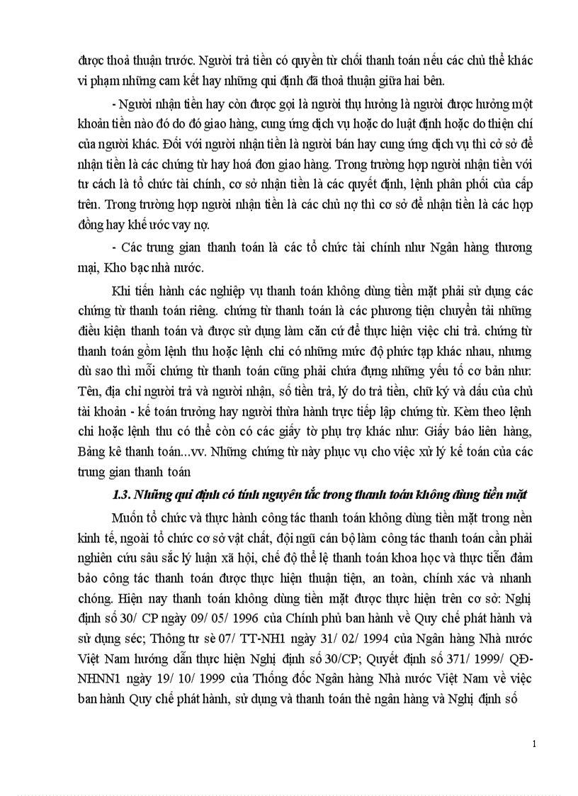 image for page Thực trạng và giải pháp mở rộng và phát triển thanh toán không dùng tiền mặt tại các NHTM 1