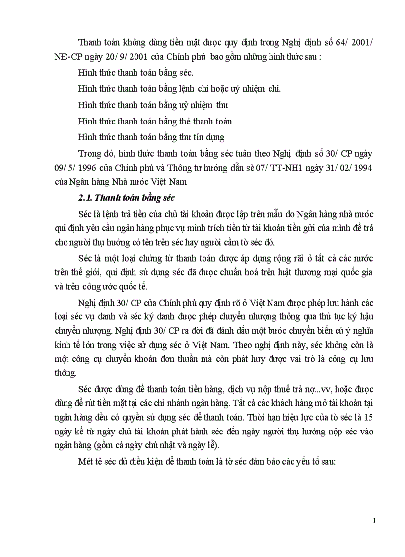 image for page Thực trạng và giải pháp mở rộng và phát triển thanh toán không dùng tiền mặt tại các NHTM 1