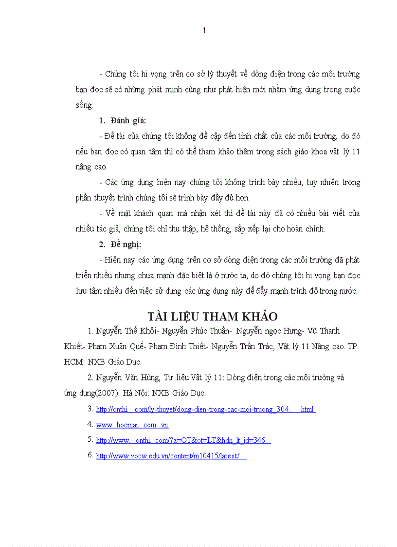 image for page Dòng điện trong các môi trường