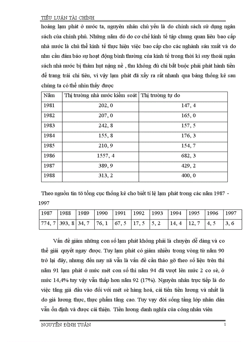 image for page Hậu quả của lạm phát phi mã và siêu lạm phát ở nước ta trong nền kinh tế thị trường