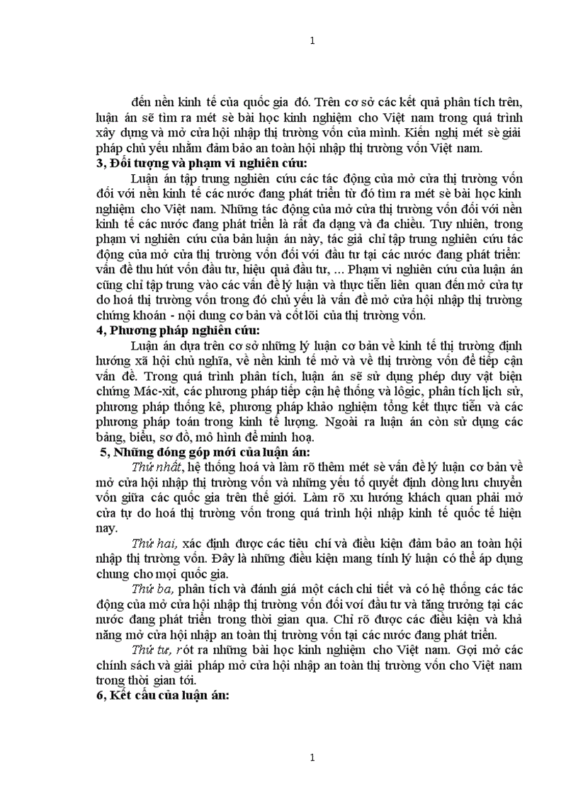 image for page Tác động của việc mở cửa thị trường vốn đến nền kinh tế các nước đang phát triển Bài học cho Việt nam 1