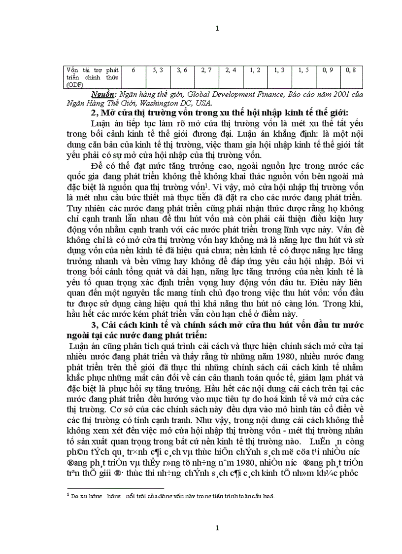 image for page Tác động của việc mở cửa thị trường vốn đến nền kinh tế các nước đang phát triển Bài học cho Việt nam 1