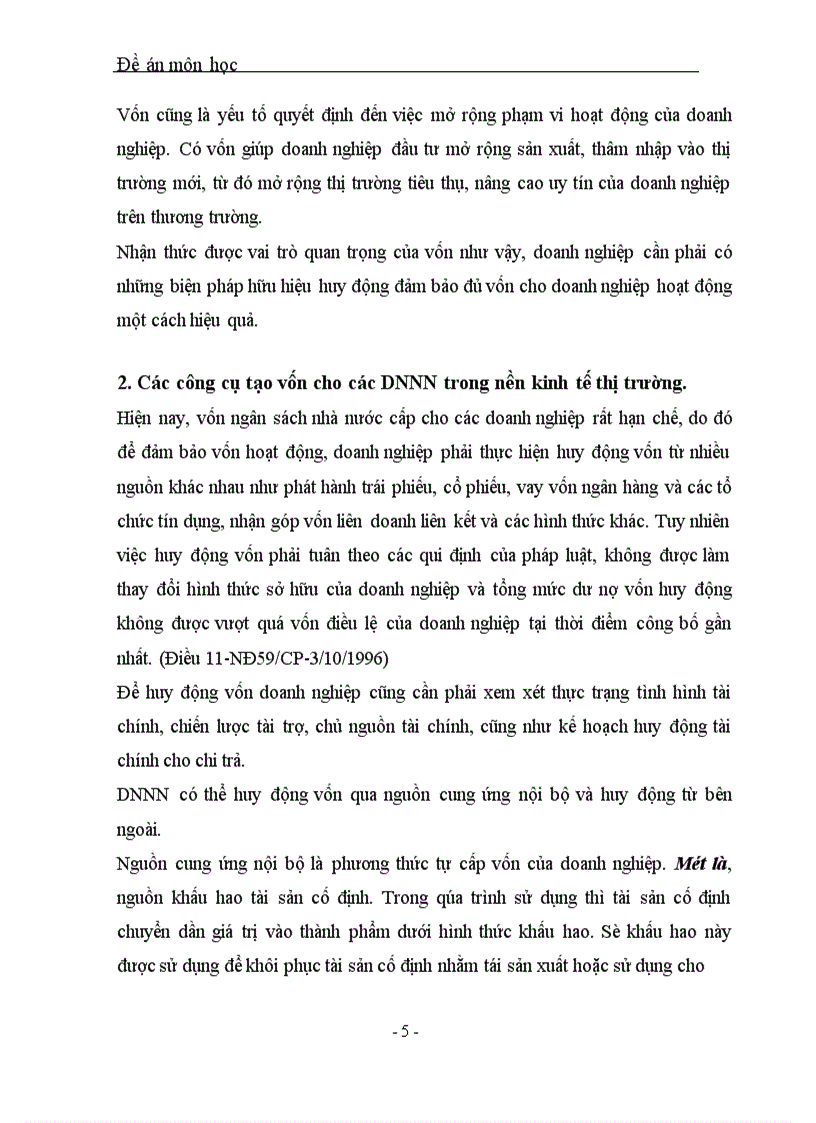 image for page Một số giải pháp tạo vốn và nâng cao hiệu quả sử dụng vốn cho các DNNN ở Việt Nam hiện nay