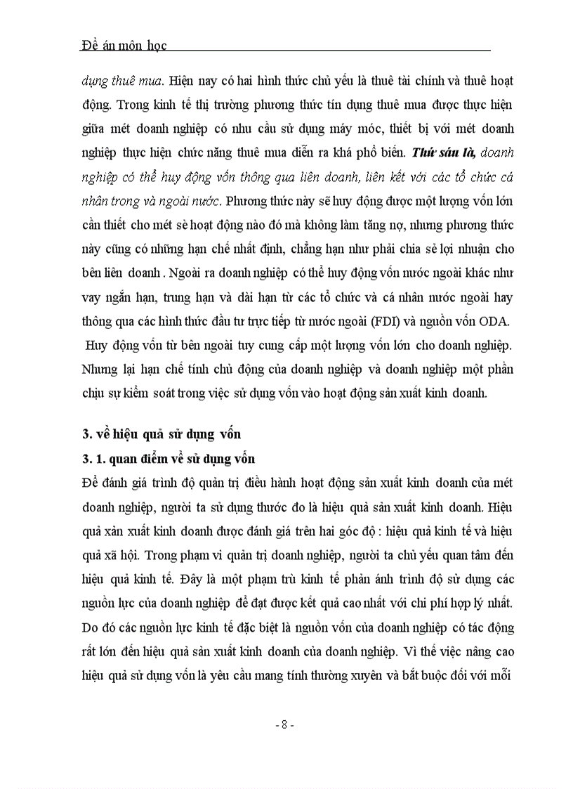 image for page Một số giải pháp tạo vốn và nâng cao hiệu quả sử dụng vốn cho các DNNN ở Việt Nam hiện nay