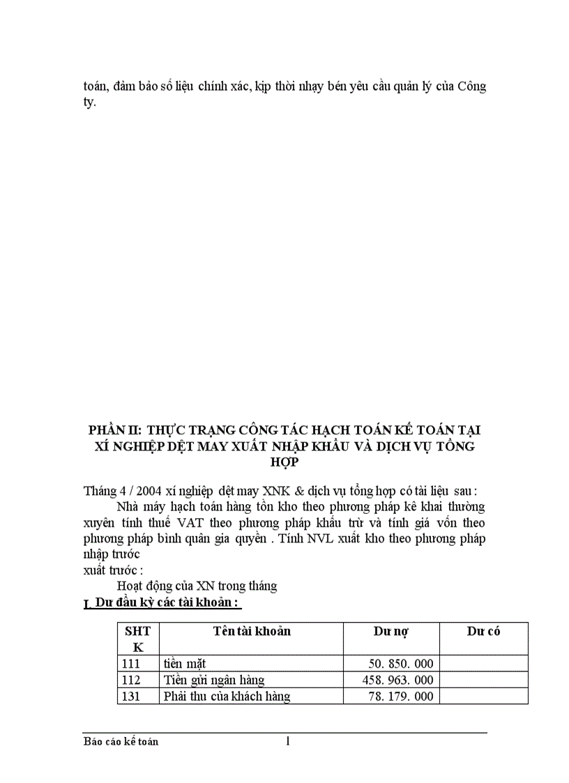 image for page Thực trạng công tác hạch toán kế toán tổng hợp tại Xí nghiệp dệt may xuất nhập khẩu và dịch vụ tổng hợp 1