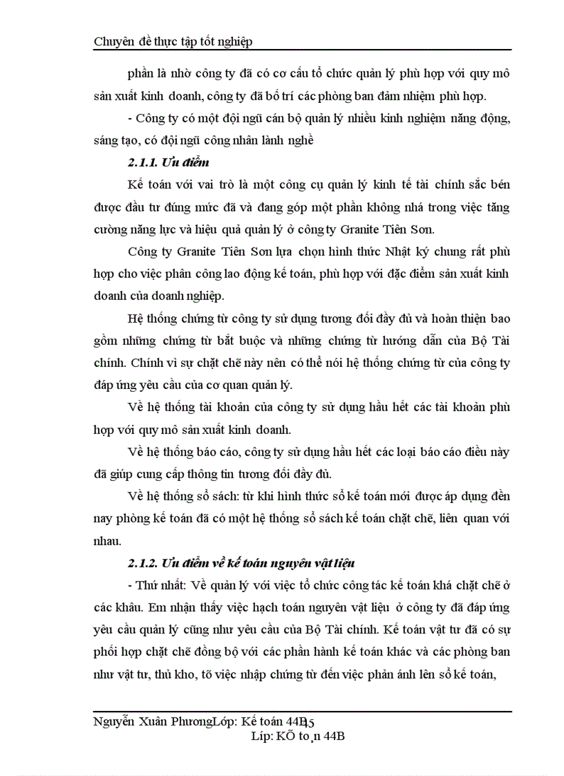image for page Hoàn thiện hạch toán nguyên vật liệu tại công ty Granite Tiên Sơn Viglacera 1
