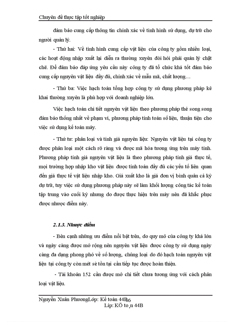 image for page Hoàn thiện hạch toán nguyên vật liệu tại công ty Granite Tiên Sơn Viglacera 1