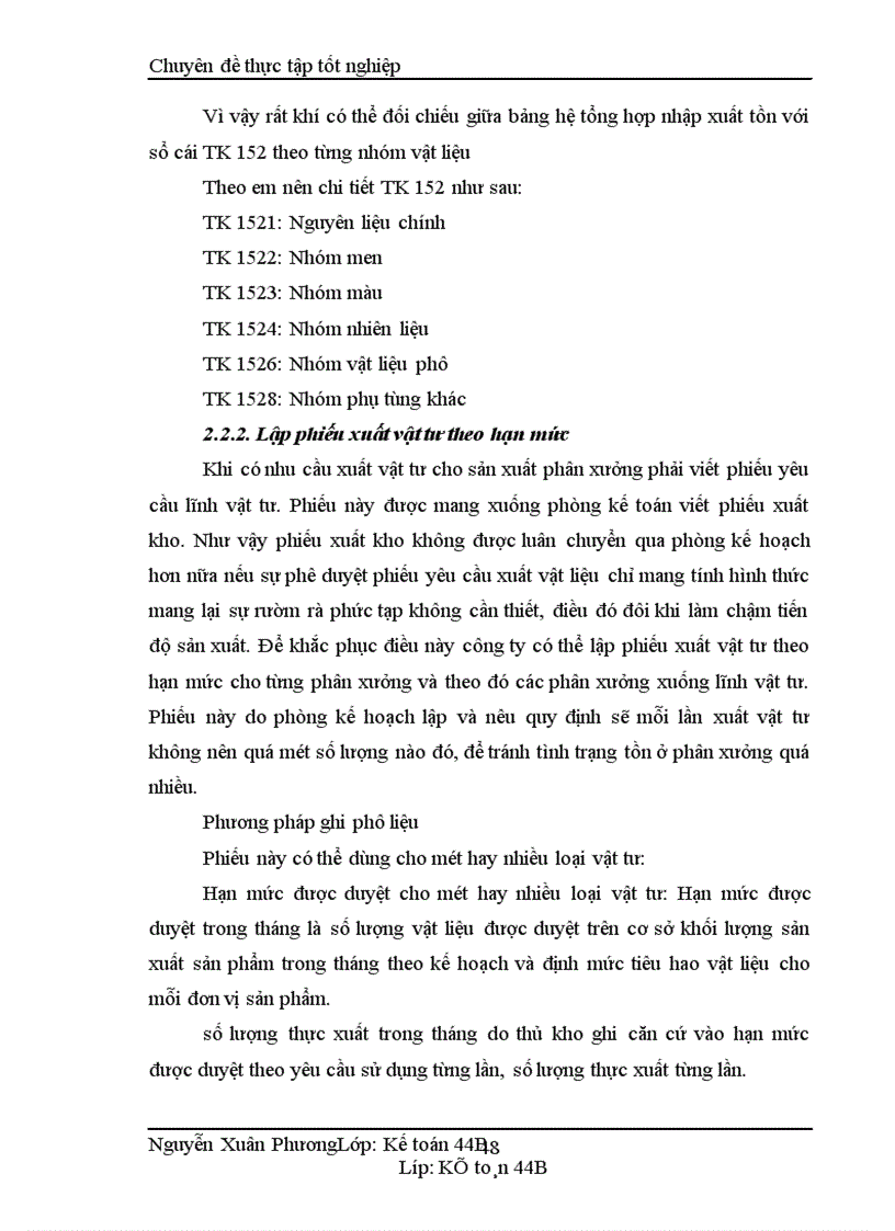 image for page Hoàn thiện hạch toán nguyên vật liệu tại công ty Granite Tiên Sơn Viglacera 1
