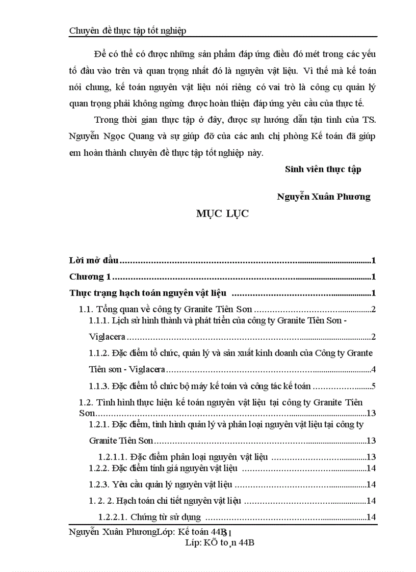 image for page Hoàn thiện hạch toán nguyên vật liệu tại công ty Granite Tiên Sơn Viglacera 1