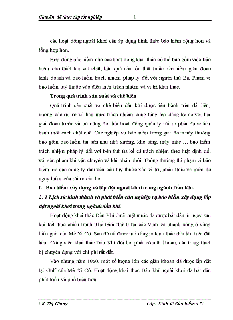 image for page Thực trạng triển khai nghiệp vụ bảo hiểm Dự án Xây Dựng ngoài khơi tại Tổng Công Ty Cổ Phần Bảo Hiểm Dầu Khí Việt Nam 1