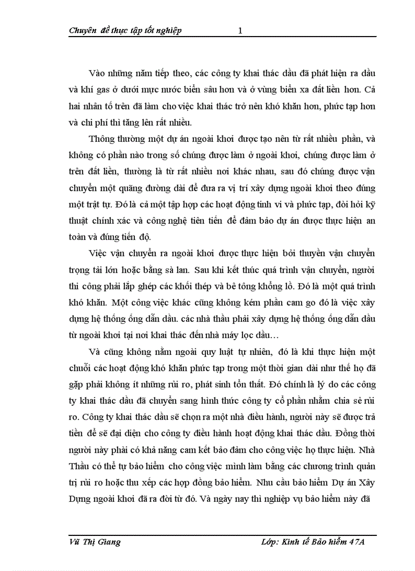 image for page Thực trạng triển khai nghiệp vụ bảo hiểm Dự án Xây Dựng ngoài khơi tại Tổng Công Ty Cổ Phần Bảo Hiểm Dầu Khí Việt Nam 1