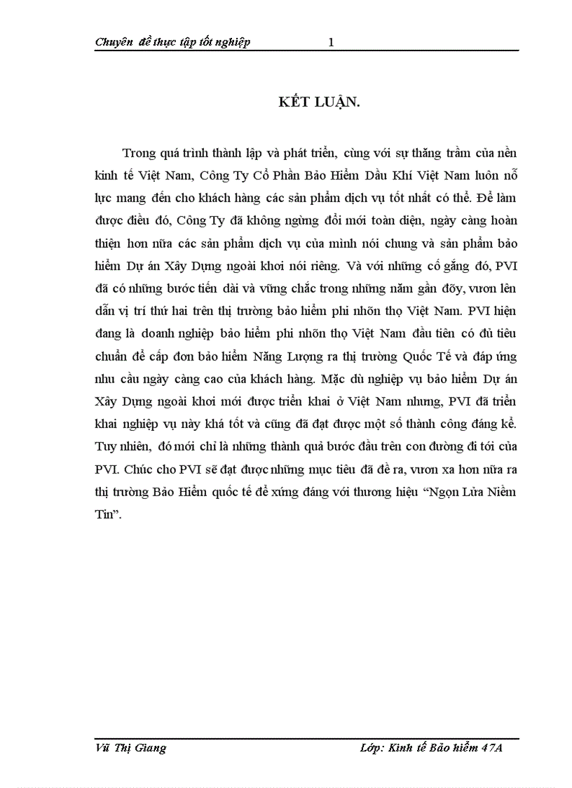 image for page Thực trạng triển khai nghiệp vụ bảo hiểm Dự án Xây Dựng ngoài khơi tại Tổng Công Ty Cổ Phần Bảo Hiểm Dầu Khí Việt Nam 1
