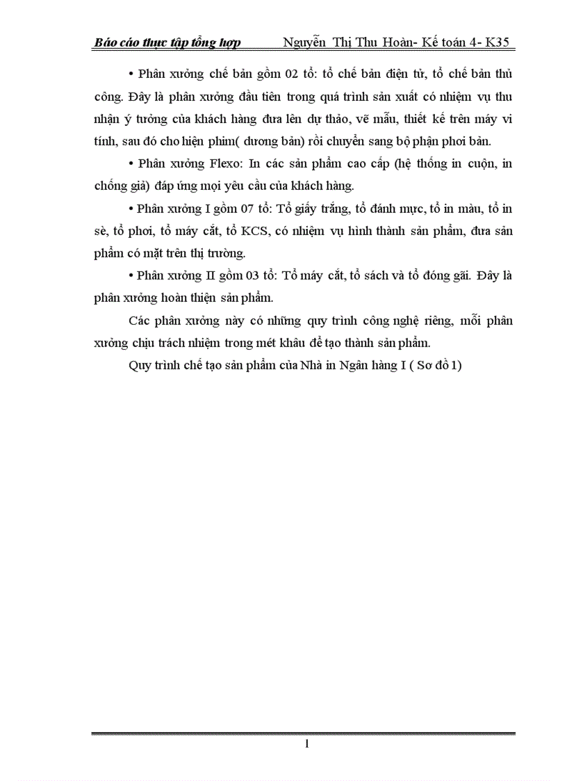 image for page Một số kiến nghị nhằm hoàn thiện kế toán chi phí sản xuất và tính giá thành sản phẩm tại nhà in Ngân hàng I 1