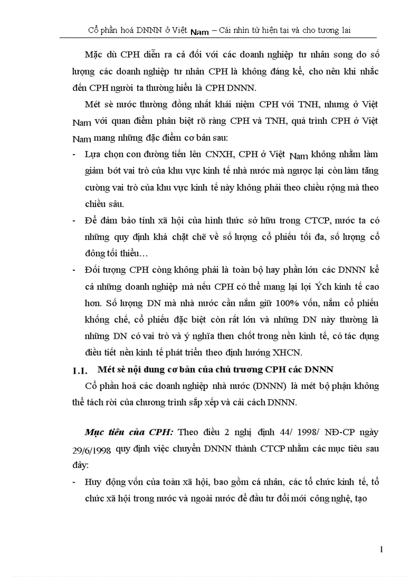 image for page Cổ phần hoá DNNN ở Việt Nam Cái nhìn từ hiện tại và cho tương lai
