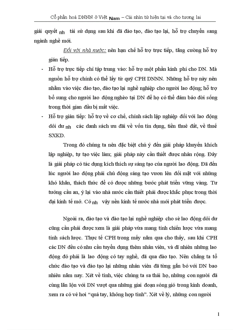 image for page Cổ phần hoá DNNN ở Việt Nam Cái nhìn từ hiện tại và cho tương lai