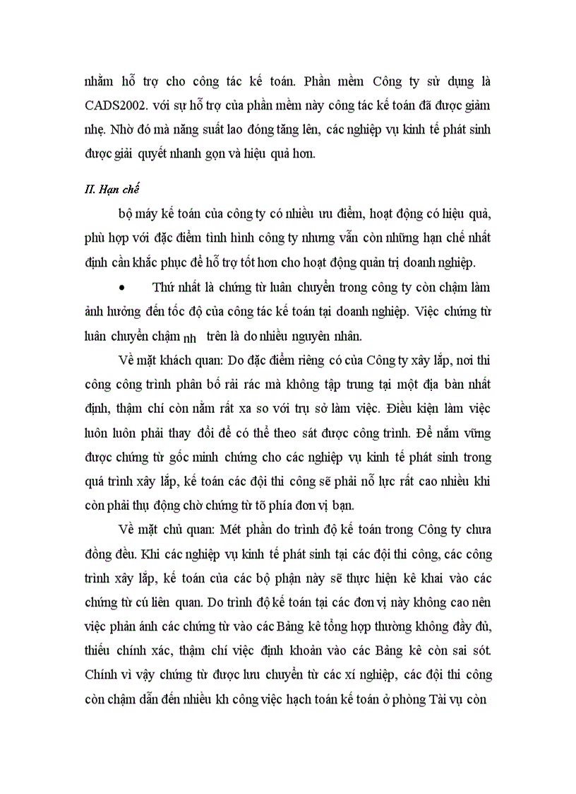 image for page Thực trạng công tác kế toán tại Công ty XDCTGT