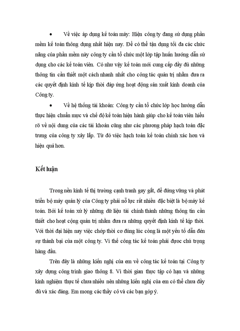 image for page Thực trạng công tác kế toán tại Công ty XDCTGT